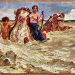 Sea Gods in the surf